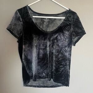 American Eagle Crushed Velvet Tee